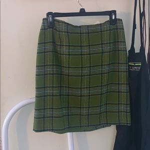 Plaid skirt